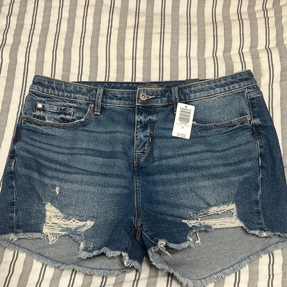 torrid denim short